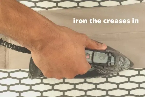 how to iron the creases in