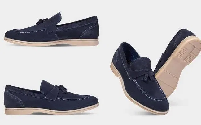 Suede Tassel Loafers Deposit Photos