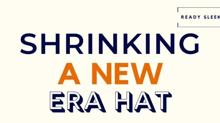 How To Shrink A New Era Hat (Fitted 59FIFTY)