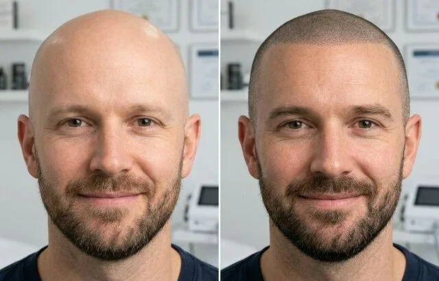 Bald Head Tattoo SMP Before After