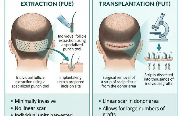 FUE vs FUT Hair Transplant Comparison