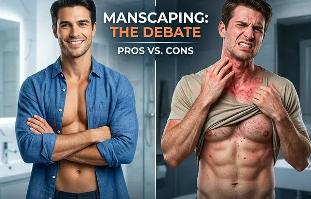 Manscaping pros and cons split comparison