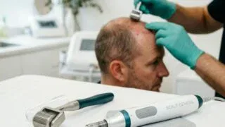 Microneedling Derma Roller for Hair Loss Treatment