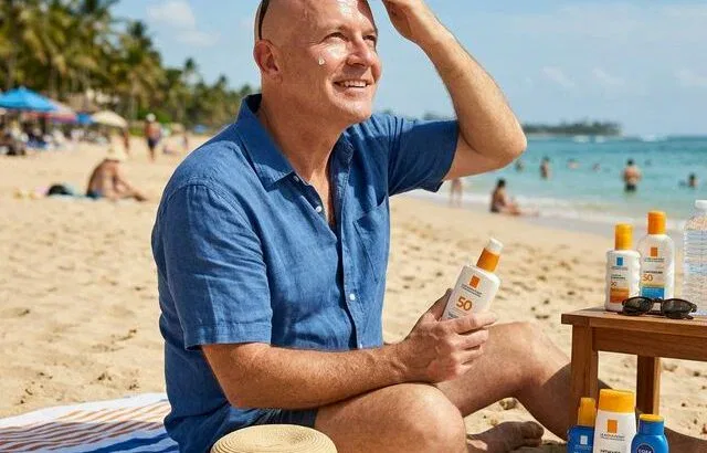 Scalp Sunscreen Bald
