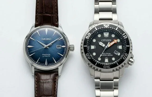 Seiko vs Citizen Watch Comparison