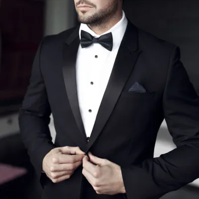 example of man in tuxedo