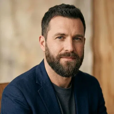 Well-groomed man with medium beard