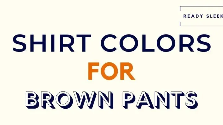 What Color Shirt Goes With Brown Pants? (Pics)