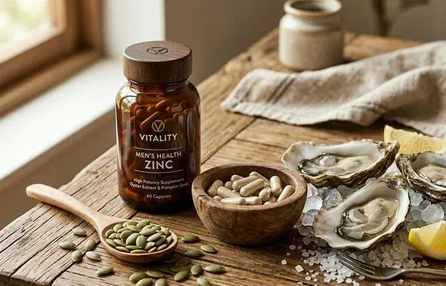 Zinc supplement with oysters and pumpkin seeds