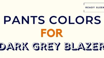 What Color Pants Go With A Dark Grey Blazer? (Pics)