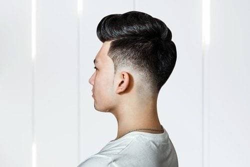 Pompadour With Low Fade
